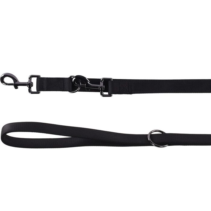 Meilleurs prix pour Laisse d'entrainement noir pour chien - Flamingo - 2 mètre x 25 mm - Pour le dressage - Extérieur