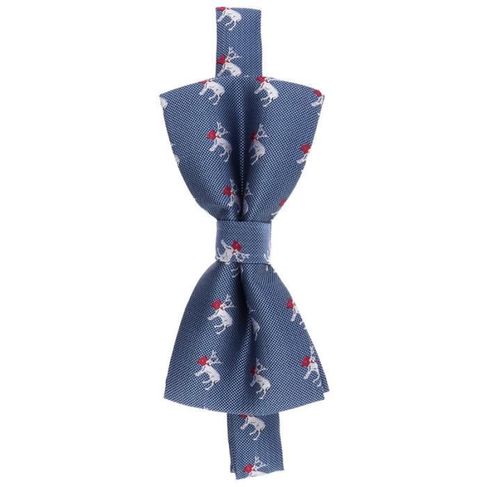 Noeud Papillon Pré-attaché Rouge écarlate – Pour Garçon 18 Mois-3 Ans – Clip, Satin