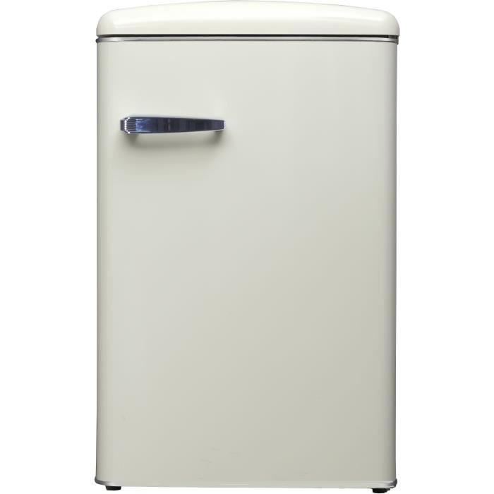 FRIGELUX R4TT108RCE - Réfrigérateur Table top 108L dont Freezer 13L - Froid statique - L55x80cm - Crème
