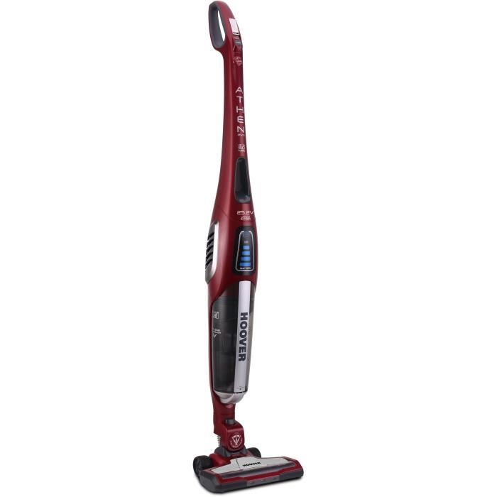 HOOVER ATV252RM ASPIRATEUR BALAIS SANS FIL - 25,2V Lithium - 60min - Electrobrosse chromée LED - Parking - Poignée transport