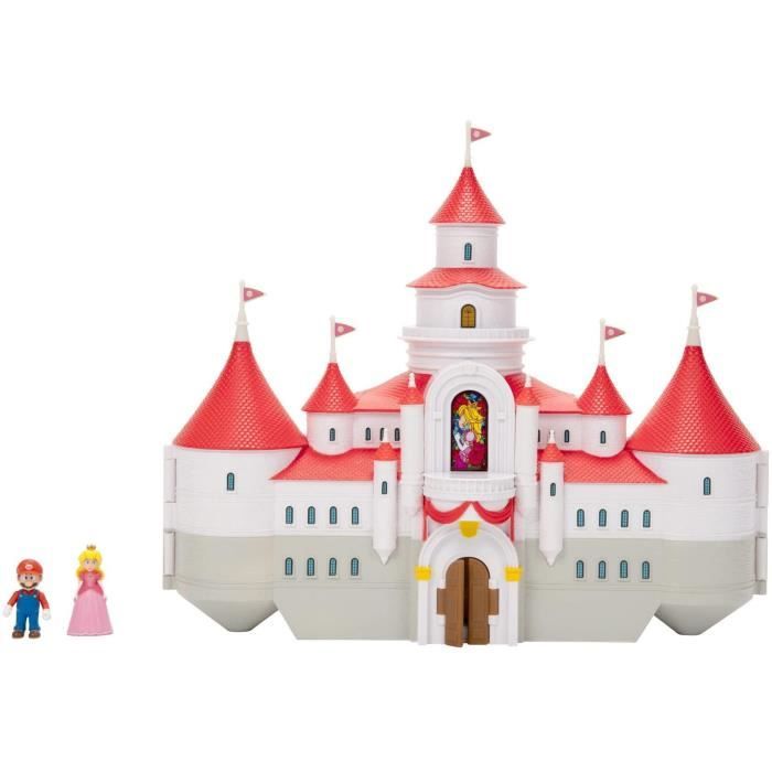 Playset Mini Deluxe série 1 - Château de Princesse Peach - Super Mario Movie - JAKKS