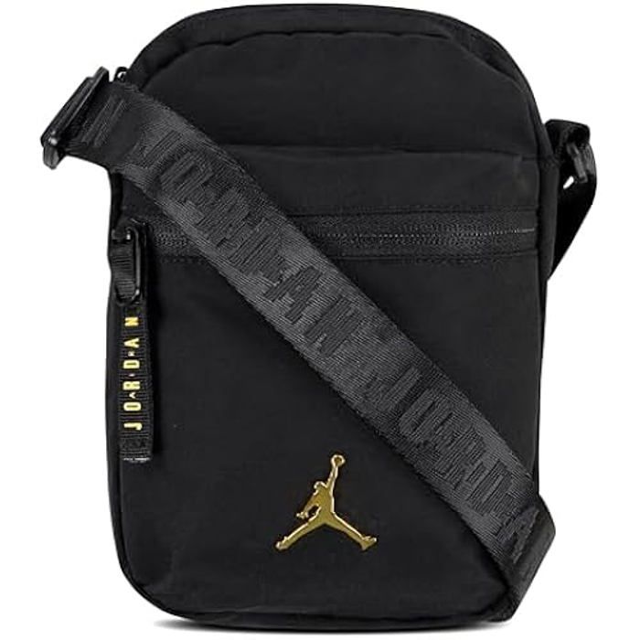 Sac à bandoulière - JORDAN - AIRBORNE FESTIVAL BAG - Noir - Idéal pour loisirs et festivals - Mixte
