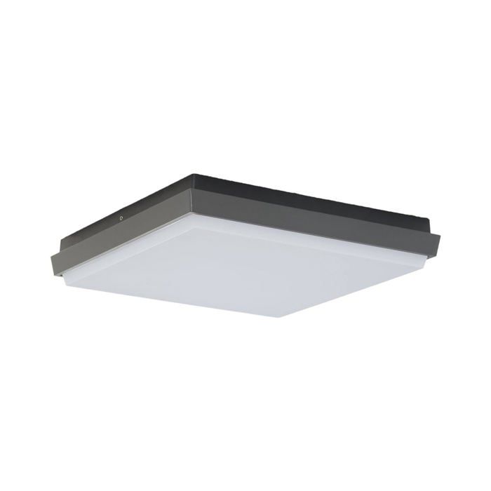 Plafonnier extérieur ampoules LED - Lucande - luminaire de plafond extérieur - - 30 x 30 x 4 9 cm - anthracite blanc Plafonnier extérieur ampoules LED - Lucande - luminaire de plafond extérieur - - 30 x 30 x 4 9 cm - anthracite blanc