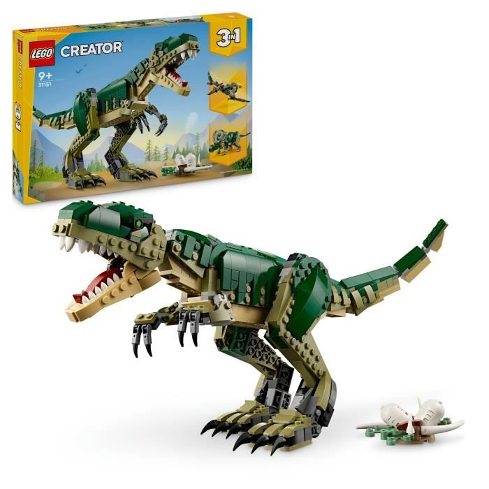 LEGO Creator 31151 3 en 1 Le T rex Dinosaure Jouet Tric ratops Ou LEGO Creator 31151 3 en 1 Le T rex Dinosaure Jouet Tric ratops Ou