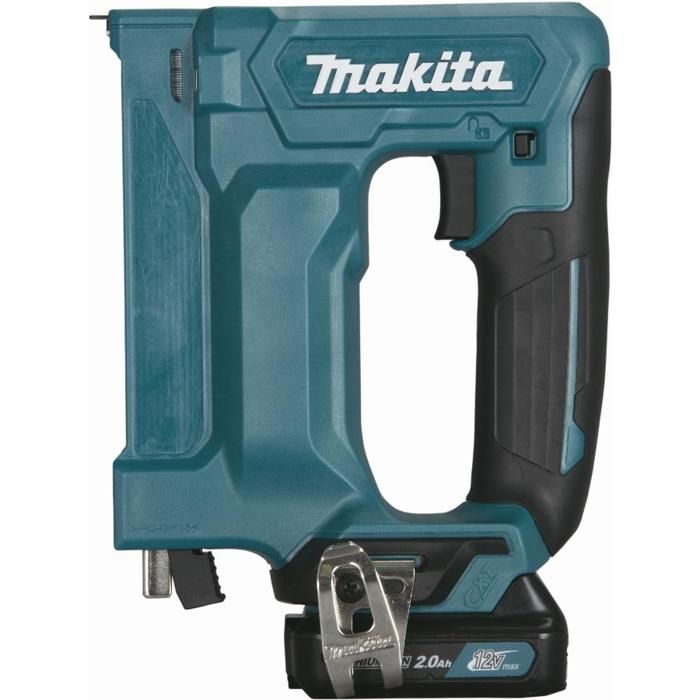 Makita Agrafeuse à batterie 10 8 V Li Ion 2 Ah CXT 7 / 10 mm ST113DSAJ - vue 2