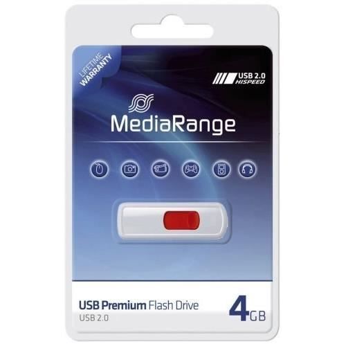 Lecteur USB flash MEDIARANGE MR970 4 Go USB 2.0 Compatible WindowsMacLinux - vue 2