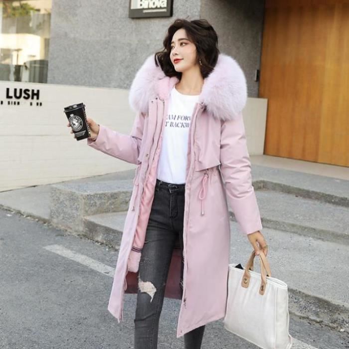 Manteau rose femme pas cher outlet