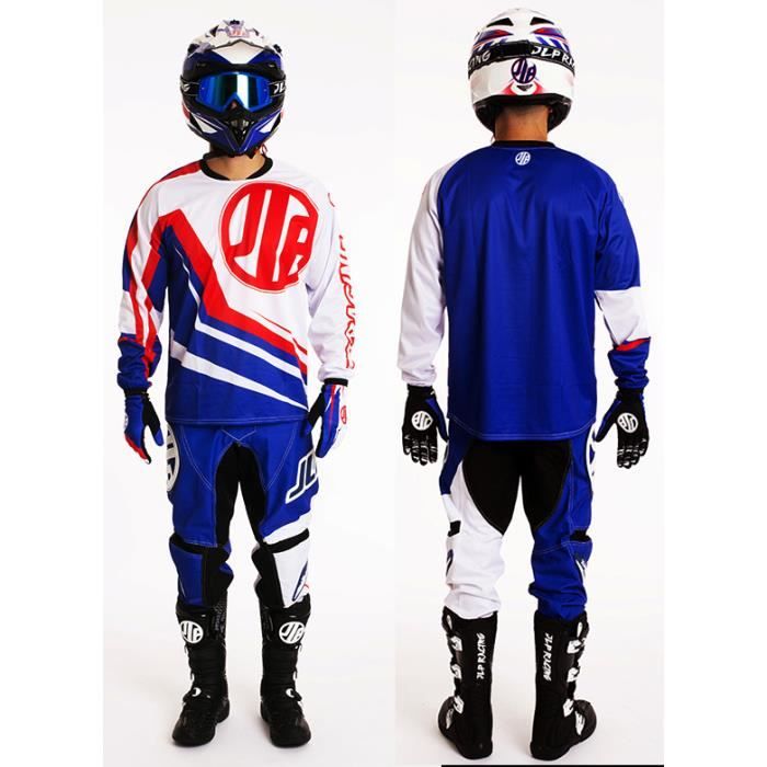 Tenue Enfant 7-8 Ans Moto Cross Quad VTT BMX MTB Pantalon Gants Maillot Rouge JLP Racing Taille 24US//L