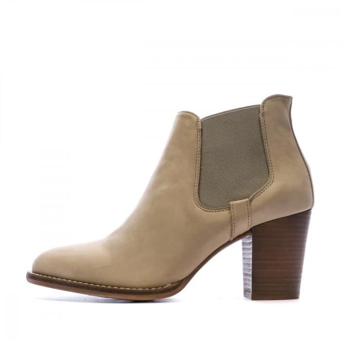 bottine a talon tommy hilfiger femme