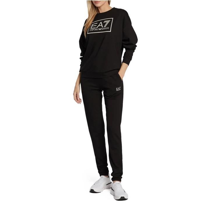 Survêtement stretch EA7 Femme Logo pailleté Taille