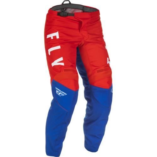 pantalon fly racing f-16 - rouge/blanc/bleu - homme - tailles 18 à 42