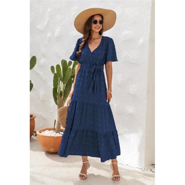 Robe Cocktail Rimini Bleu électrique - Femme Taille 12 - Neuve Sans étiquette