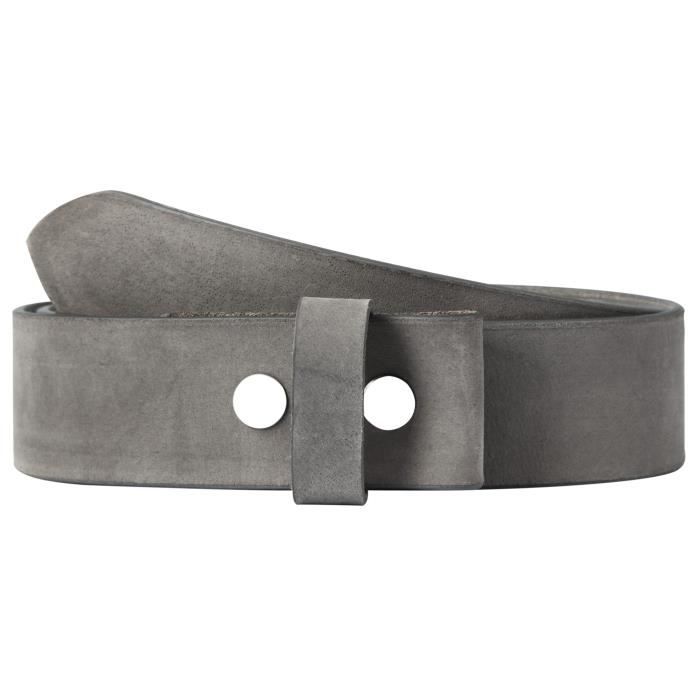 Ceinture femme cuir veritable 80 cm luxe a la mode gris Largeur 3.6 cm 80 cm Cdiscount Pret a Porter