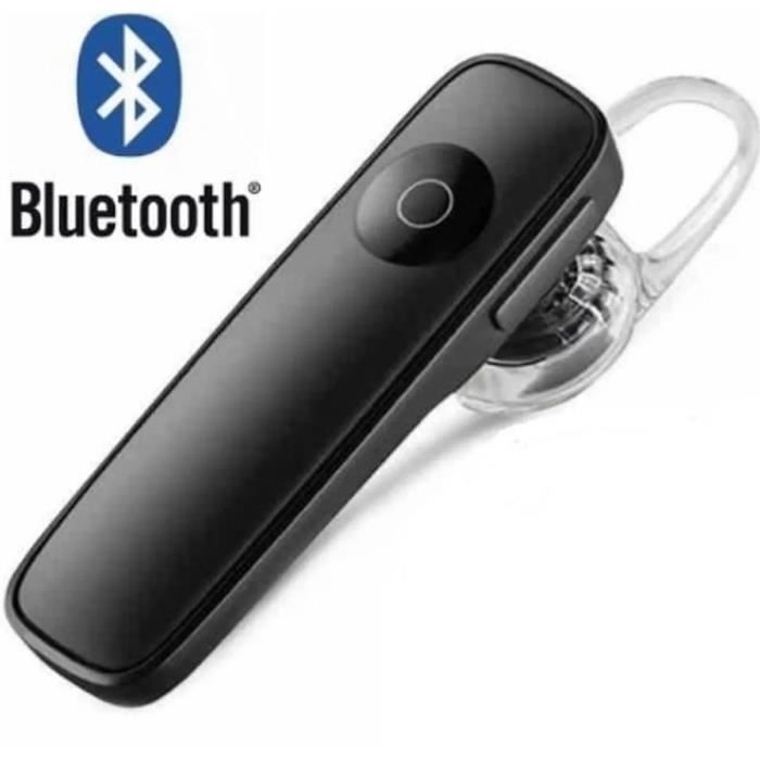 MTY Oreillette Bluetooth sans Fil Écouteur Léger Stéréo Mains Libres avec Microphone pour Divers Appareils Bluetooth Distance de Connexion Jusqu’à Dix Mètres 