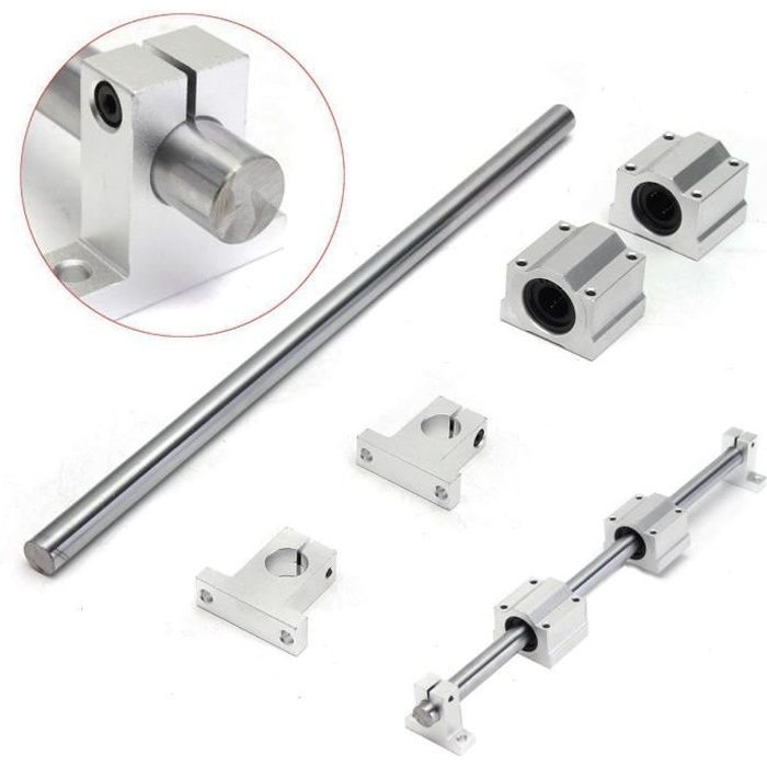 4 Roulements Linéaires SBR16UU - 16mm Ouverture - Pour Guidage CNC Et Impression 3D
