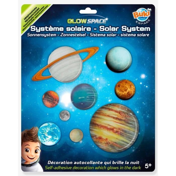 Système Solaire - BUKI FRANCE - Planètes phosphorescentes - Pour chambre d'enfant