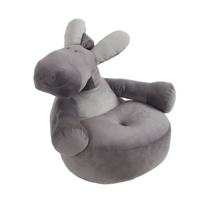 Noukies Fauteuil Bebe Paco Gris Fonce 55x55 Cm Cdiscount Puericulture Eveil Bebe