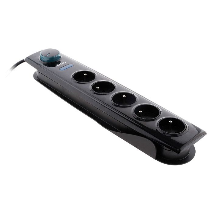Noir NTONPOWER Bloc Multiprise Multifonction Parasurtenseur /à 8 Prises 5 USB Ports de 1700 Joules et Cordon de 3m pour Maison et Bureau Multiprise Murale 16 A//4000 W Protection Enfant