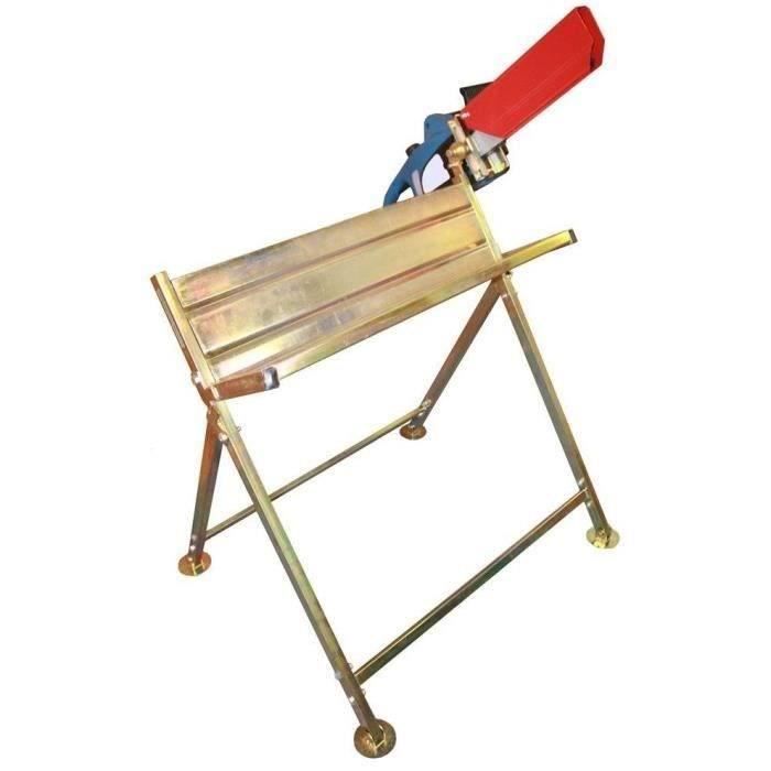 Chevalet de tronçonnage JARDIN PRATIC en acier galvanisé 92 x H 86 cm