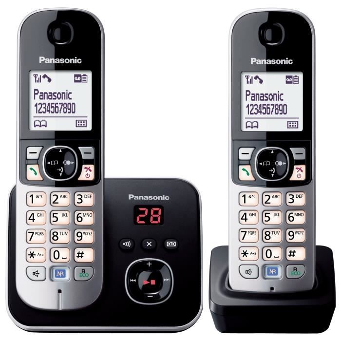 Freebox Telephone Sans Fil DECT Logicom Blanc Creme Compatible Freebox Livebox 