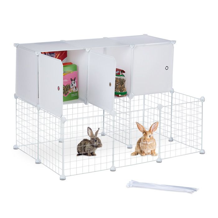Meilleurs prix pour Cage pour lapins avec 3 rangements - 10039315-0