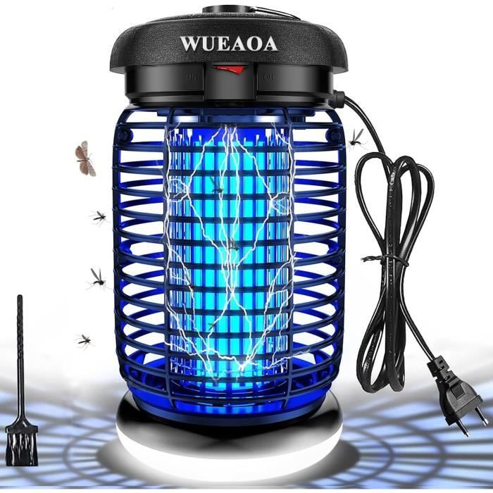 Lampe Anti-moustiques électrique UV - 5W, Jusqu'à 60m², Sans Produits Chimiques, Pour Intérieur/extérieur, Silencieuse