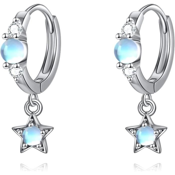 Boucles D'Oreilles De Noël Mode Simple Géométrique Larme Étoile Boucles