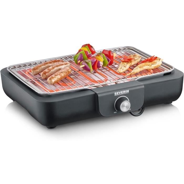 Barbecue électrique Gerlach GL 6611 2 En 1 - 2500W, Plaque 40x36 Cm, Réglable De 60 à 240°C