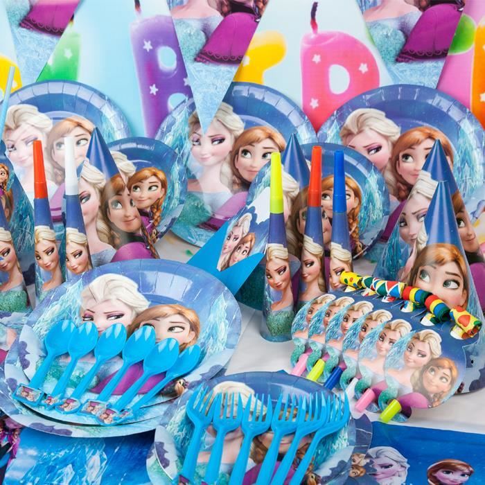90 Pcs Luxe Enfants Anniversaire Decors Cartoon Frozen Theme Fetes Fete D Anniversaire De Bebe Pack Cdiscount Maison 90 Pcs Luxe Enfants Anniversaire Decors Cartoon Frozen Theme Fetes Fete D Anniversaire De Bebe Pack Cdiscount Maison