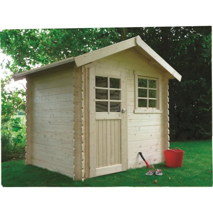 solid abri de jardin laval 238 0x198 0cm cdiscount jardin