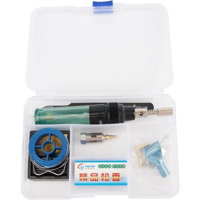 Fer à Souder à Gaz Portable, Micro Mini Soudeur Torche à Gaz Butane Stylo Chauffant Pneumatique