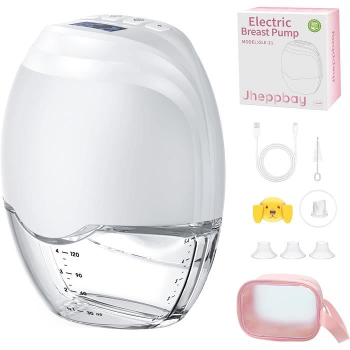 MISSAA Tire Lait Electrique Main Libre, Portable Tire-lait électrique