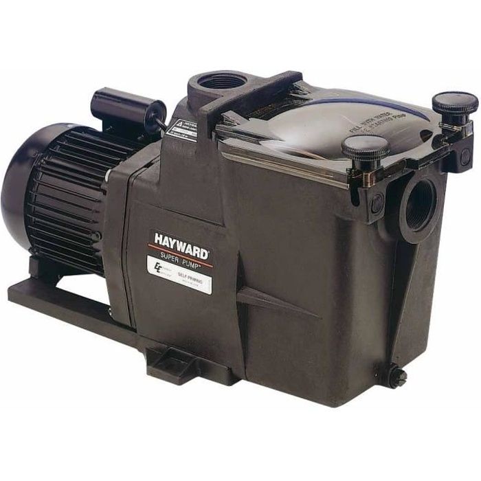 Pompe de filtration piscine HAYWARD Super Pump 1,5 CV Mono 18 m³/h 2\