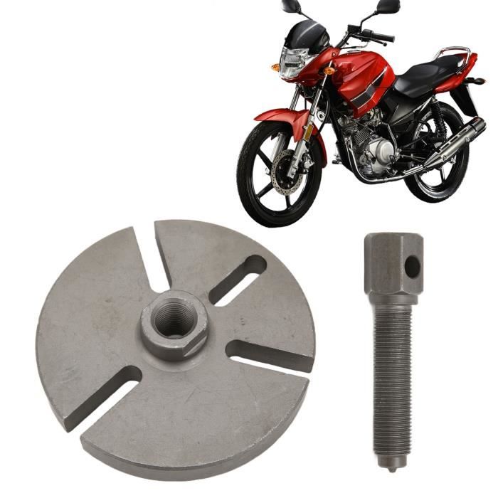 Qiilu Jeu D'extracteurs De Volant De Moto Remplacement Universel D'outil D' Extracteur De Magnéto De Rotor De Volant Moteur Pour YBR SRZ150 Rama Neptune 125