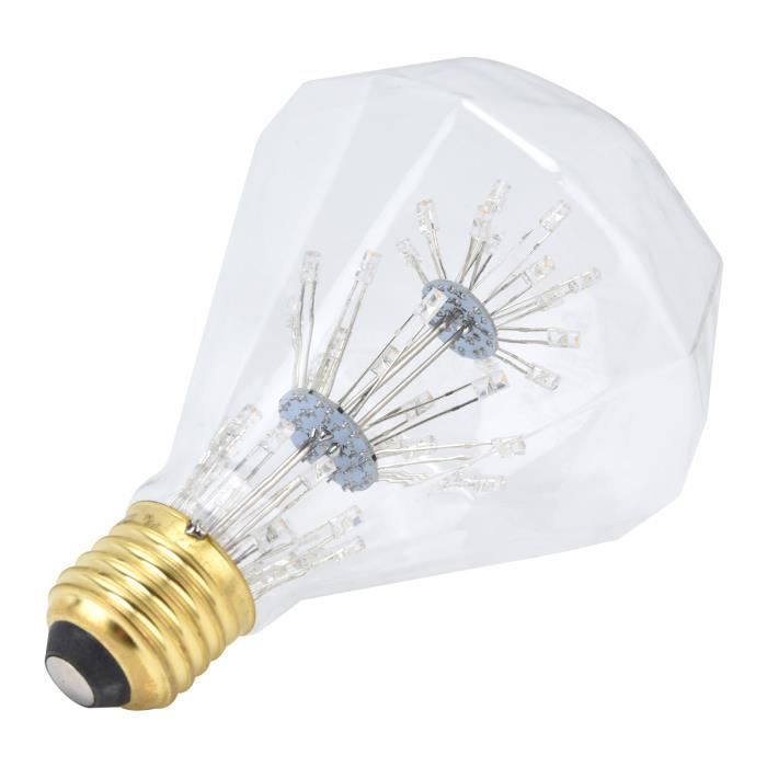 Tbest décoration de la maison Ampoule LED Vintage Verre 3W E27 Ampoule
