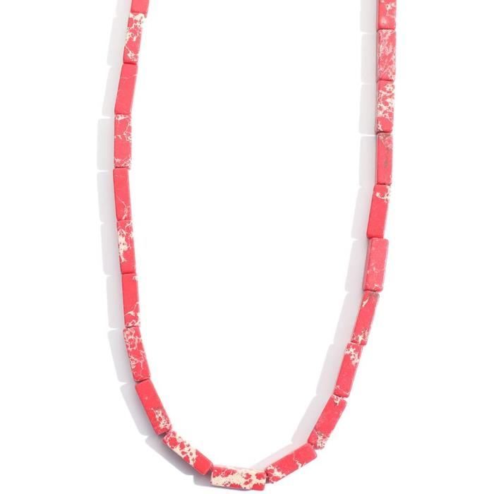 Perles De Tube En Pierre Naturelle Cylindre 4x13mm Lapis Lazuli Perles D'entretoise Perles De Pierres Précieuses En Quartz Pour La Fabrication De Bijoux Bricolage Bracelet Colliers