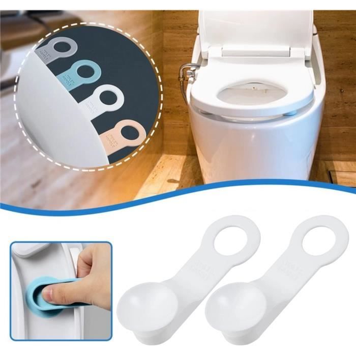 4 Pièces Lève-couvercle De Toilette, Couvercle De Toilette En
