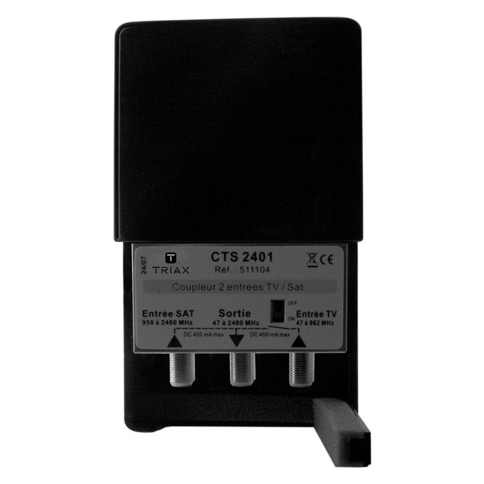 TRIAX Coupleur Terrestre et Satellite 2 entrées : VHF + UHF / TV / SAT. -  coupleur d'antenne, avis et prix pas cher - Cdiscount