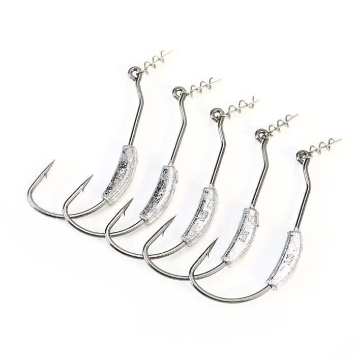 Lot De 150 Hameçons Triples En Acier Carbone – Tailles 1 à 8/0, Boîte De Rangement Compartimentée, Pointes Aiguisées, Résistants à La Corrosion, Pour Pêche En Mer
