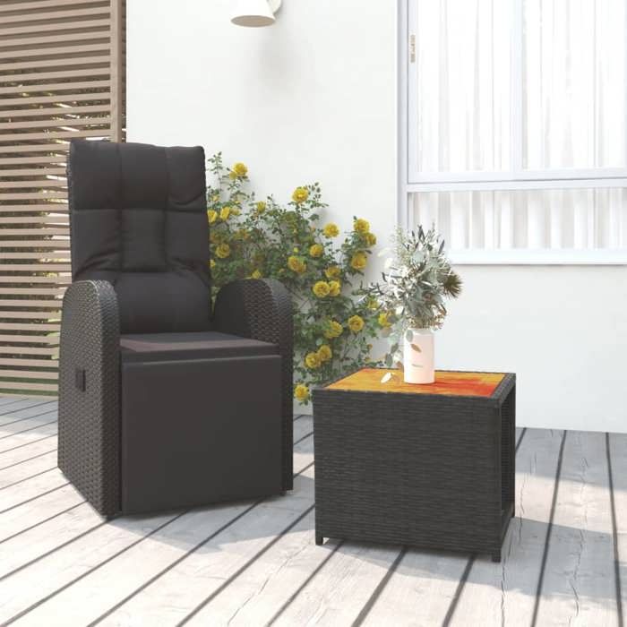 vidaXL Ensemble salon 2 pcs Poly rotin - vue 2