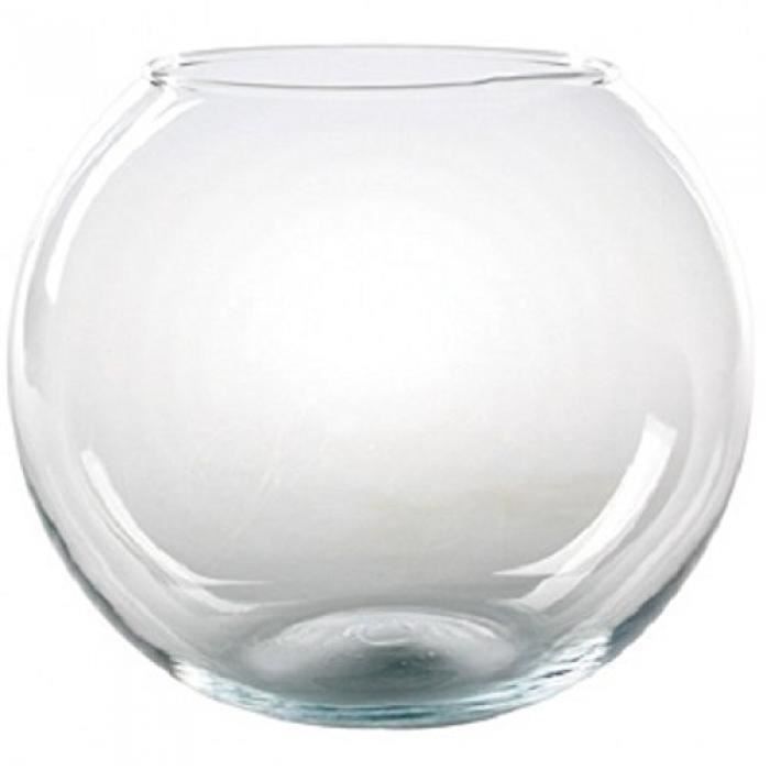 Comparer les prix de Aquarium boule en cristal soufflé à la main WAVE - Taille 30 - Idéal pour petits invertébrés et plantes