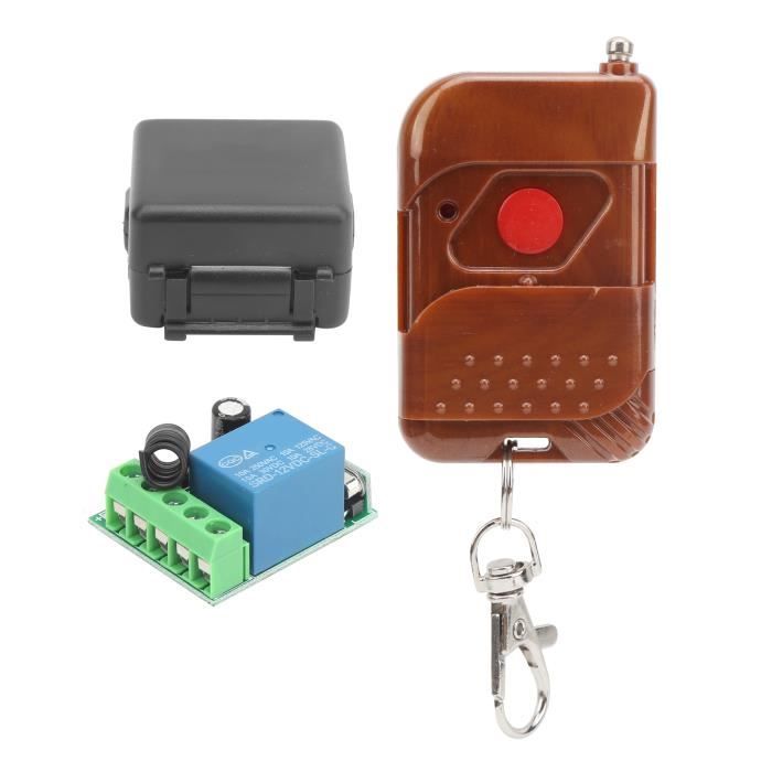 Interrupteur WiFi 30A DEWIN – Commutateur Télécommande Sans Fil – Pour Portes, Pompes, Lampes – Portée 300 M, AC220V