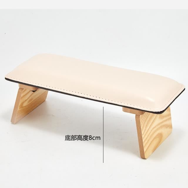 Repose-pieds Pédicure Réglable - Hauteur 48-68cm - Coussin Cuir Synthétique - Équipement Spa Et Salon