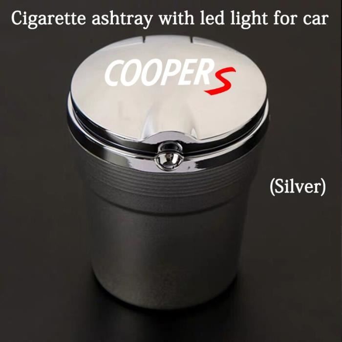 Cendrier Voiture Avec LED Pour Mini Countryman - Détachable, Facile à Nettoyer, Auto-extinguible - PBT Ignifuge