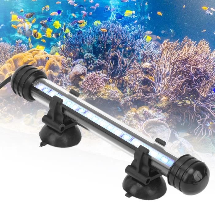 Meilleurs prix pour FYDUN Lumière de réservoir de poissons Lumière d'Aquarium, Lumière LED d'Aquarium animalerie Prise UE 100‑240 V 18 cm/7,1 pouces