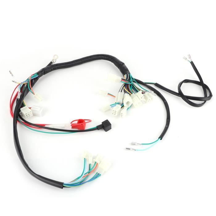 Kit Faisceau Câblage Démarrage électrique - Pour Pit Bike 50-140cc - Inclut CDI, Redresseur