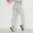 Leggings Femme, Sport Push Up Anti-Cellulite Slim Fit Butt Lift Leggings Pantalons de Yoga à Taille Haute pour Femme Gris-1