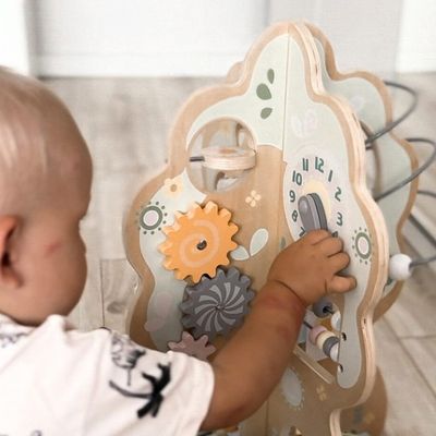 Mamabrum Cheval à Bascule Bois pour Enfant - Jouet à bascule enfant