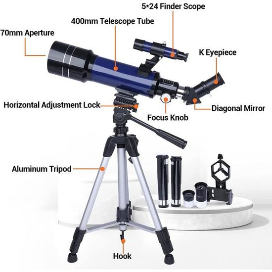 Télescope Astronomique Adulte, Professionnel Télescope d'ouverture