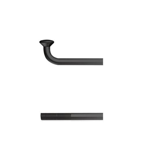5 Rayons Vélo 14G 2mm - Acier Chromé, Longueur 280mm, Pour VTT/Route/Ville